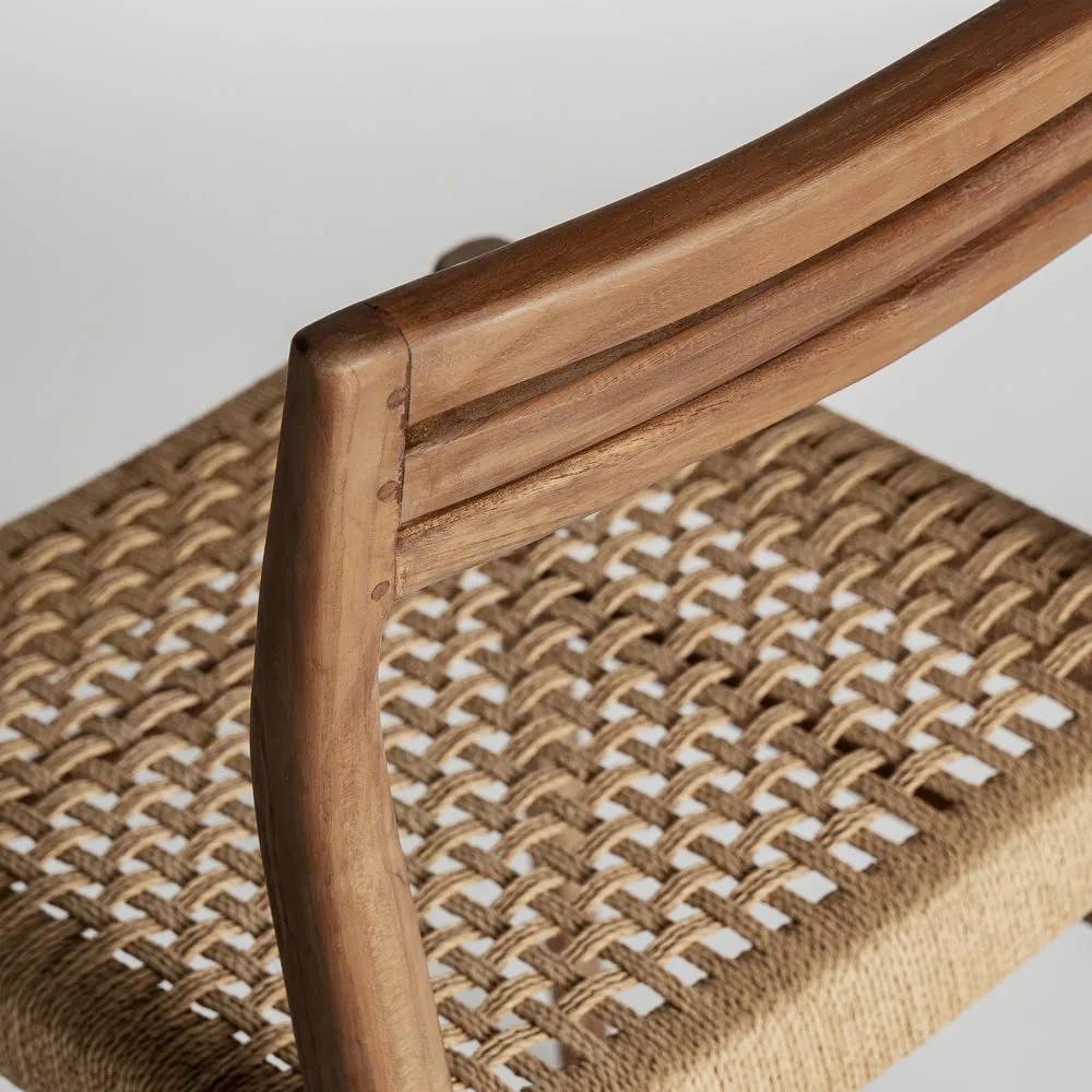 Silla Souillac de madera de teca - Imagen 8