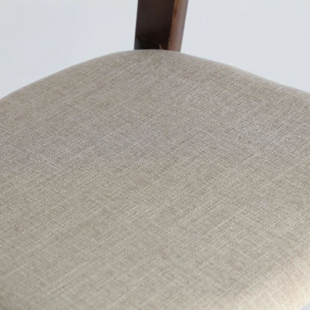 Silla Artix de madera de olmo y lino - Imagen 7