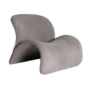 Sillón de pana gris Vianne