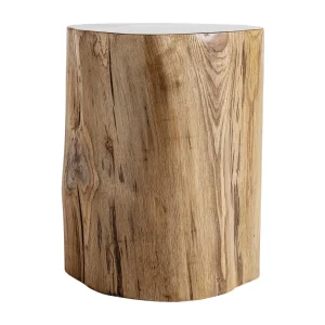 Mesa auxiliar de estilo étnico de madera suar Bouira