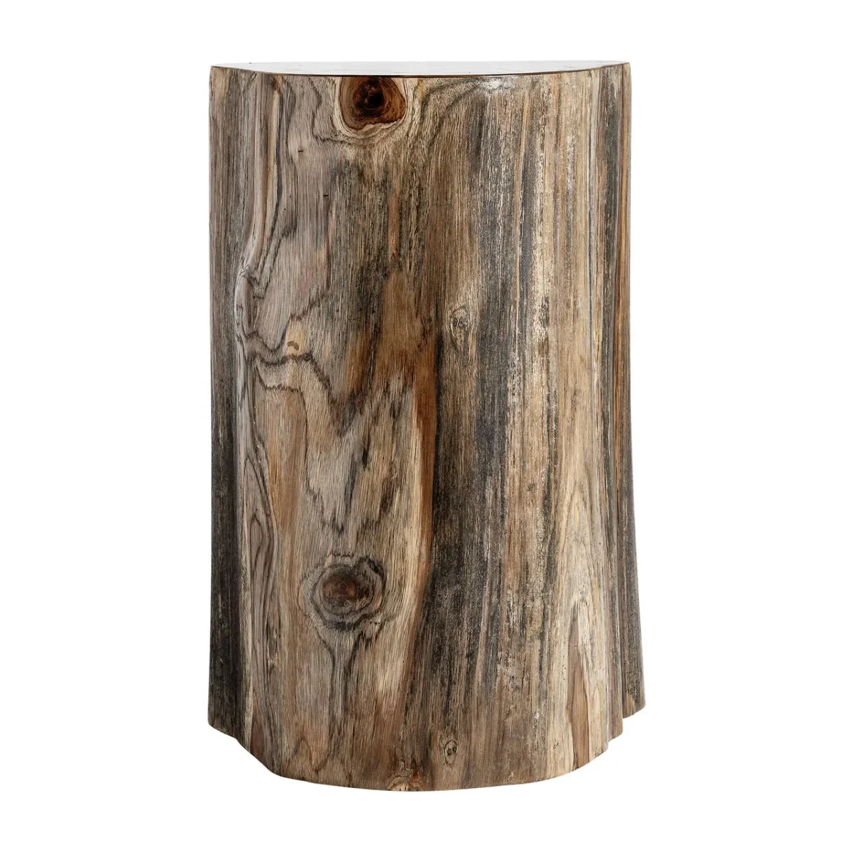 Mesa auxiliar de madera de suar natural Bitche - Imagen 5