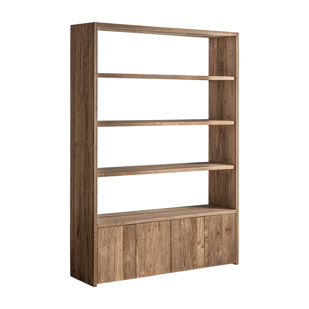 Estantería 210 x 150 cm de madera de teca Louhans - Imagen 3