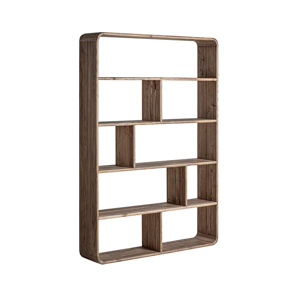 Librería 200 cm madera de olmo macizo Gloucester