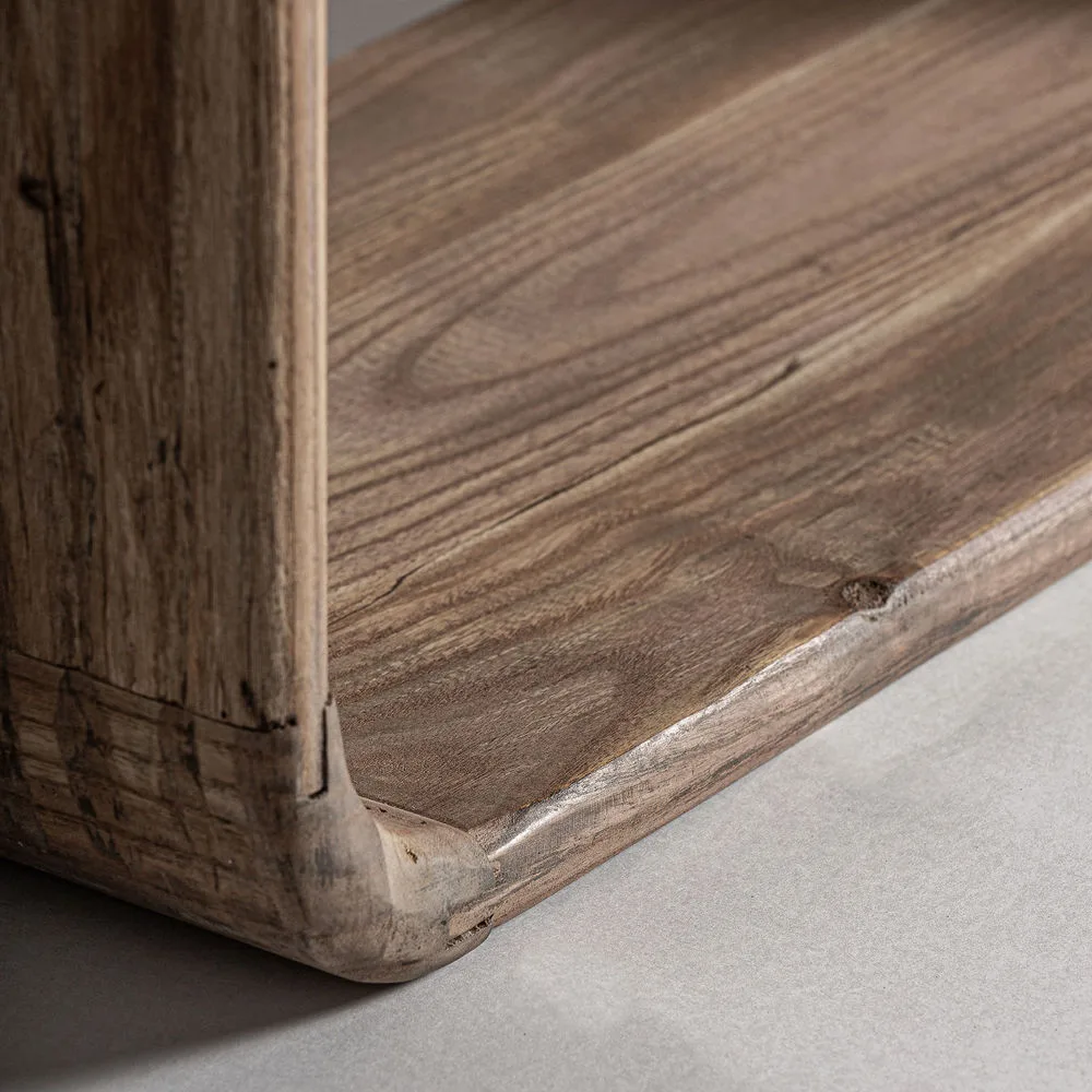 Librería 200 cm madera de olmo macizo Gloucester - Imagen 5