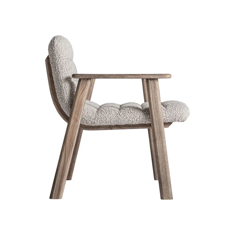 Silla Jacquard de madera de olmo - Imagen 5