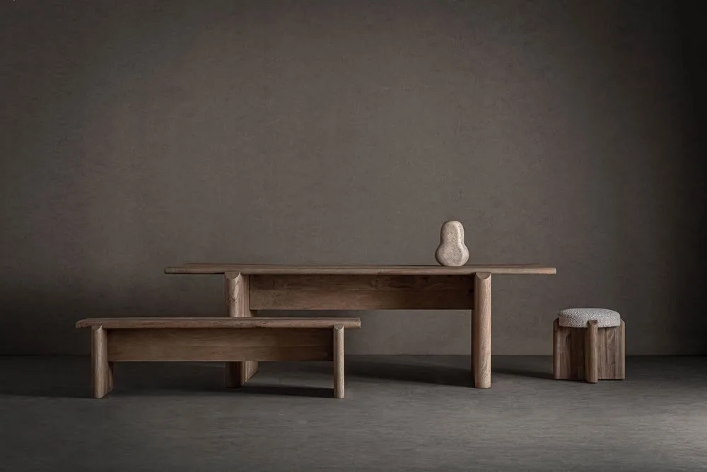 Mesa de comedor de madera de mango 250 cm Jacquard - Imagen 6