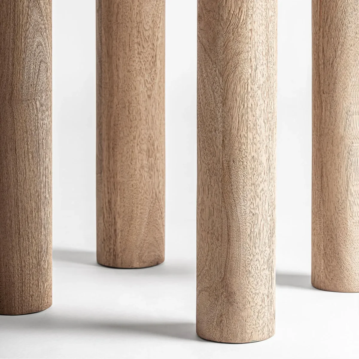 Mesa de comedor de madera y travertino Jacquard 250 cm - Imagen 6