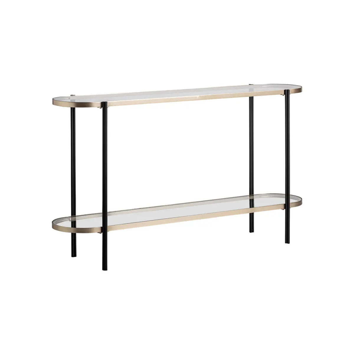 Consola de hierro y cristal Lans 150 cm - Imagen 4