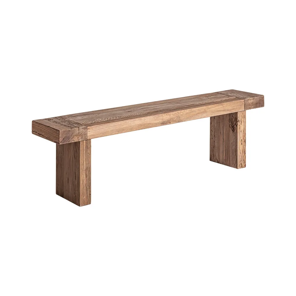Banco Breive de madera de pino reciclado