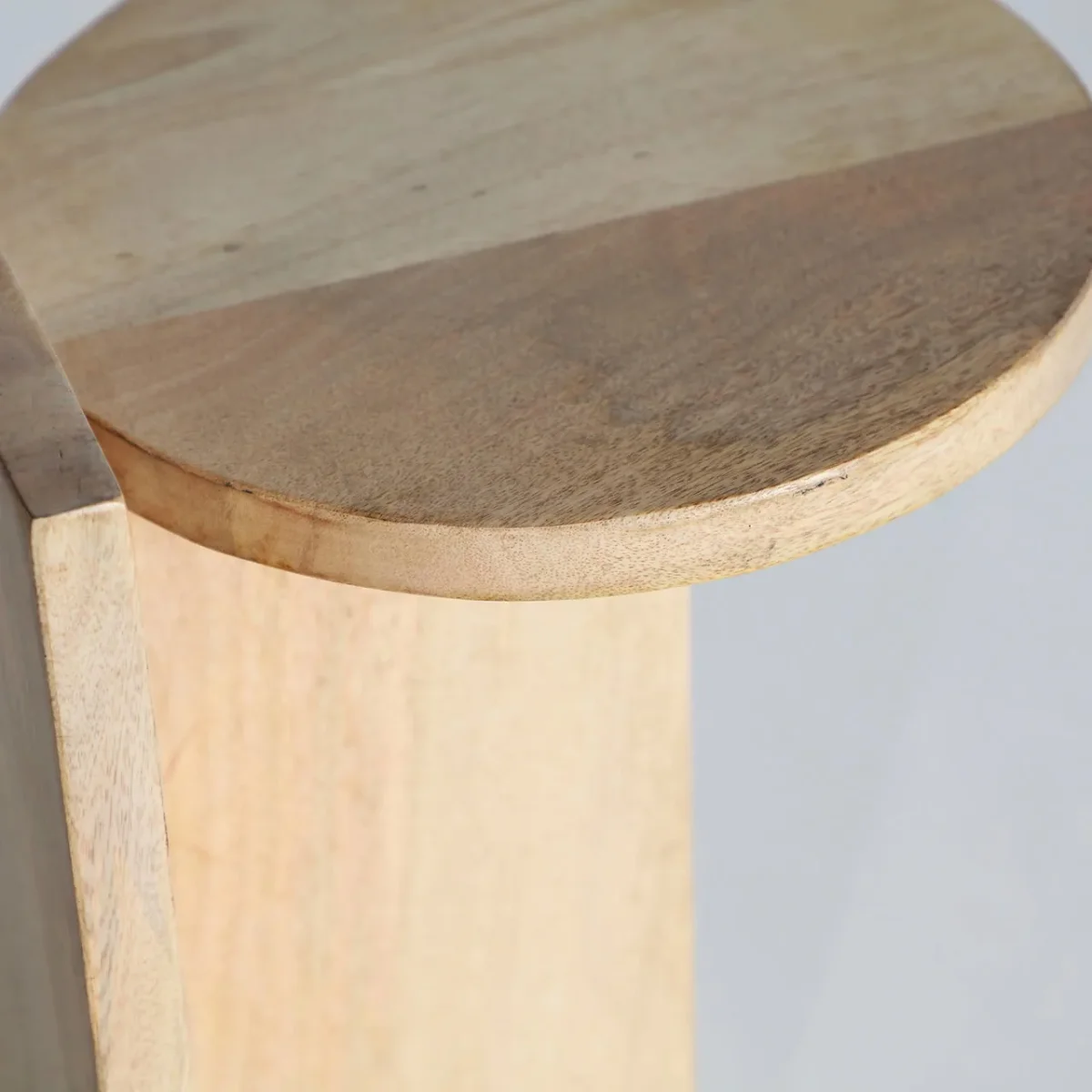Mesa auxiliar de madera de mango Leszno - Imagen 5