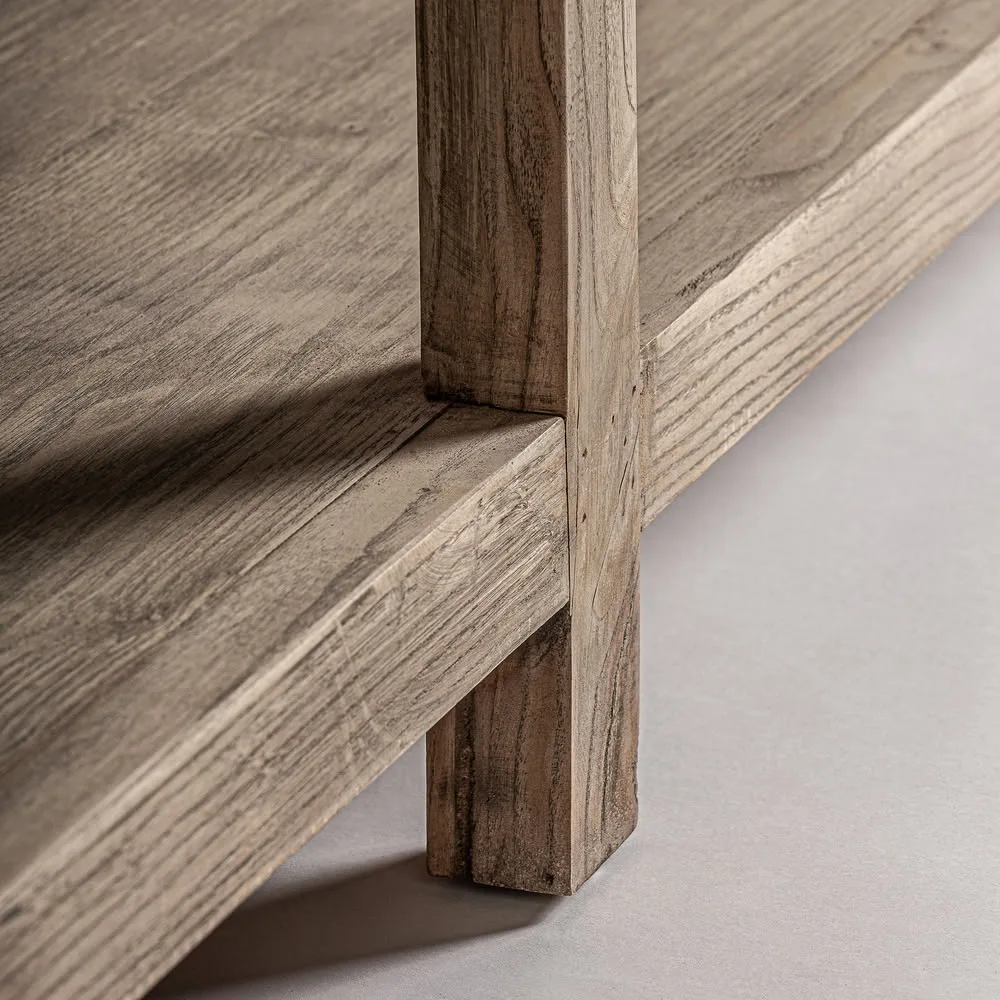 Vitrina de madera de olmo 200 cm Masein - Imagen 8