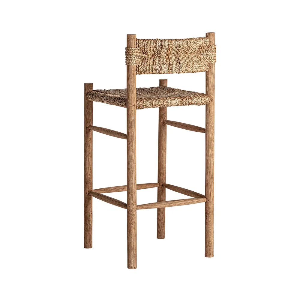 Taburete de madera de teca Voghera - Imagen 5