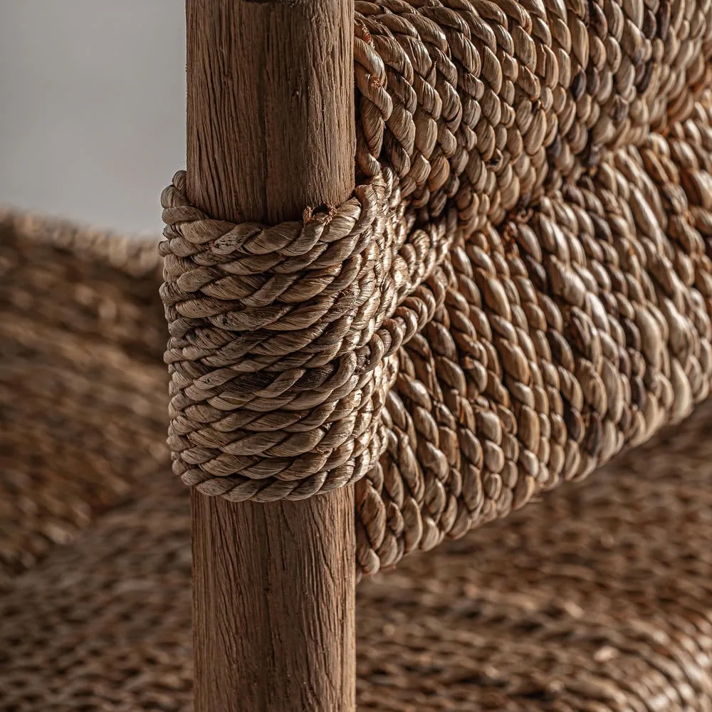 Taburete de madera de teca Voghera - Imagen 9