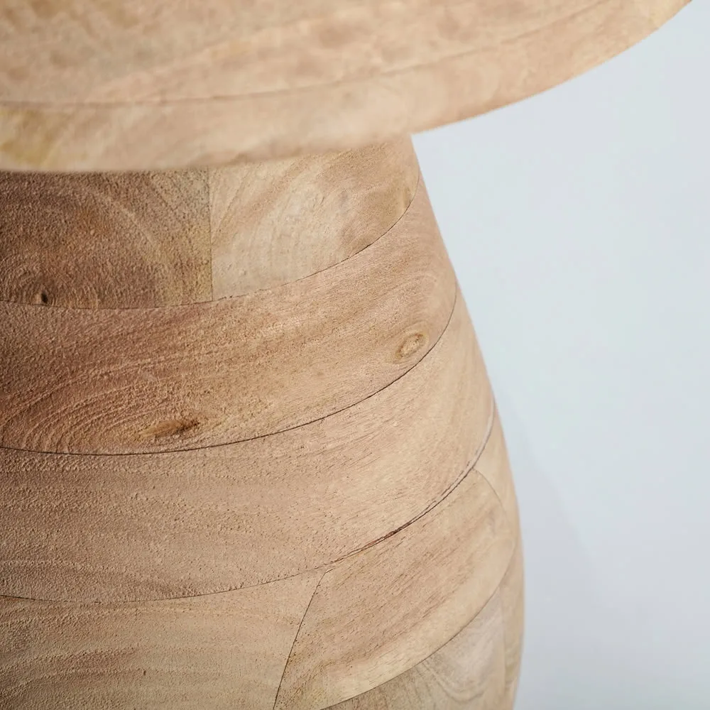 Lámpara de mesa Volsted de madera de mango - Imagen 4