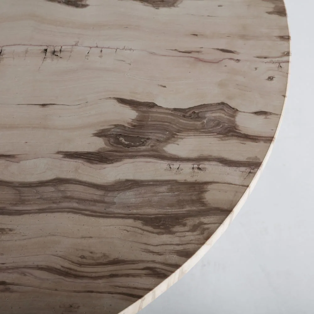 Mesa de centro Vrads de madera de mango y mármol - Imagen 4