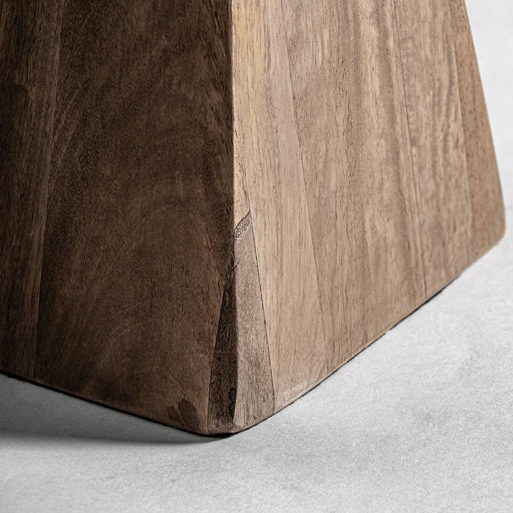 Lámpara de sobremesa Cogne de madera de mango - Imagen 5