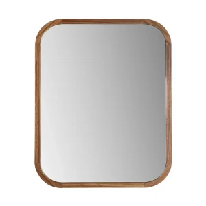 Espejo de madera de ébano Busk 100×130 cm