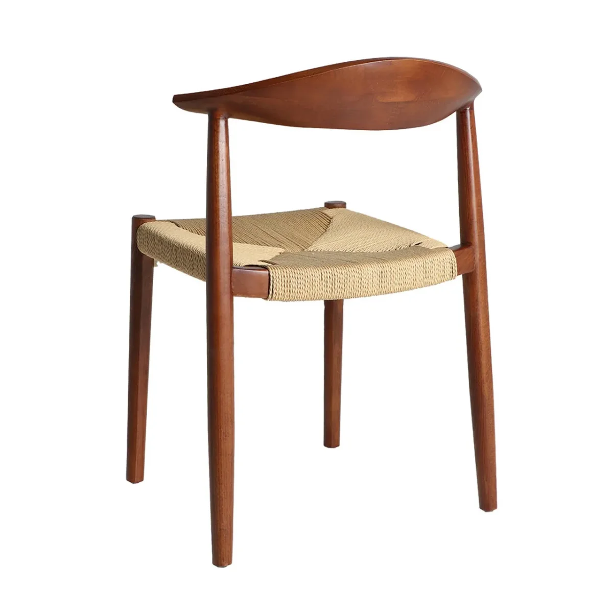 Silla de madera de haya y cuerda Zelhem - Imagen 5