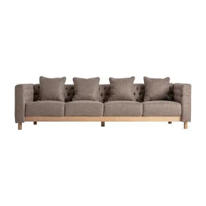 Sofá 269cm Carlton en beige jaspeado