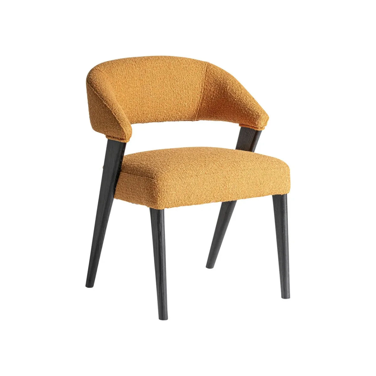 Silla mostaza de roble Veney