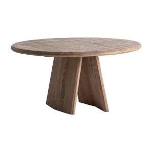 Mesa de comedor 150cm redonda de madera Ardoix