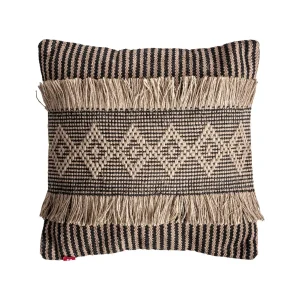 Cojín de yute boho Blahir
