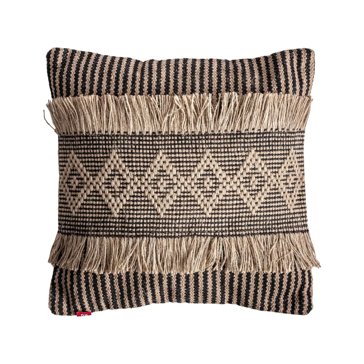Cojín de yute boho Blahir