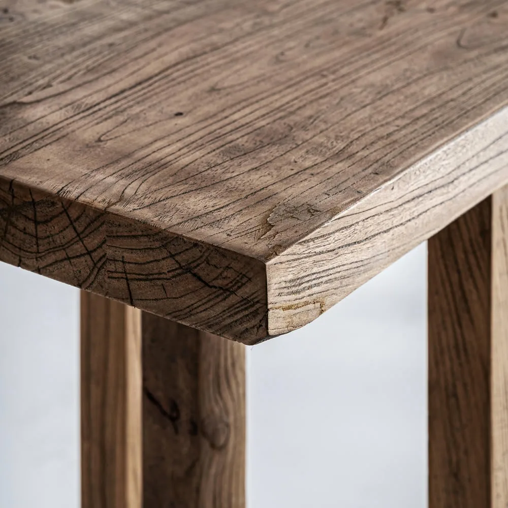 Consola 200cm de madera maciza de olmo Norvik - Imagen 5