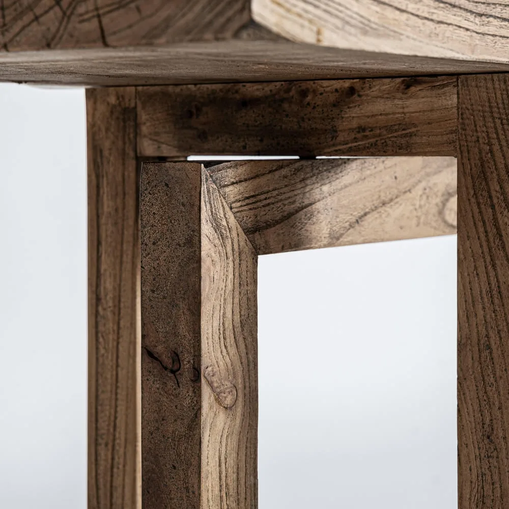 Consola 200cm de madera maciza de olmo Norvik - Imagen 3