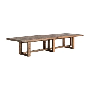 Mesa de comedor de madera maciza de 4 metros Norvik