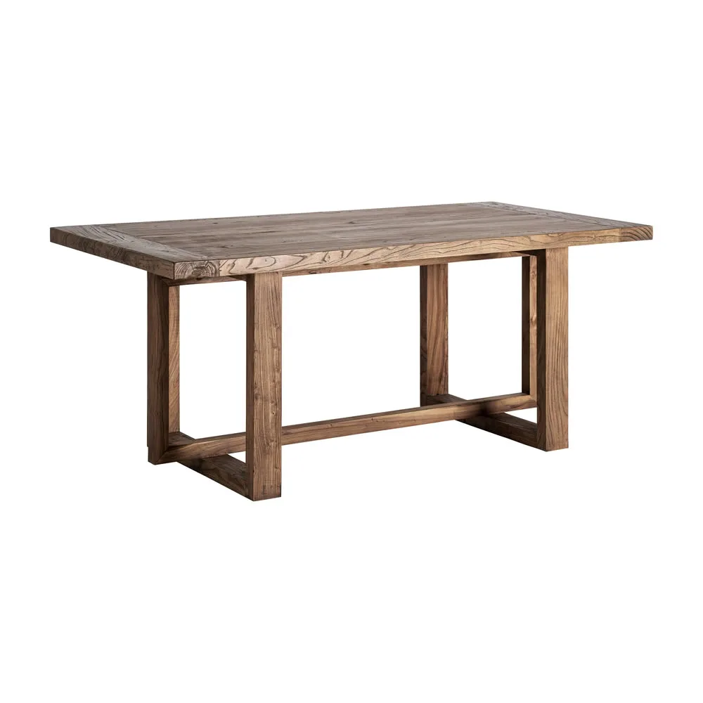 Escritorio 185 x 90 cm de madera de olmo Norvik - Imagen 3
