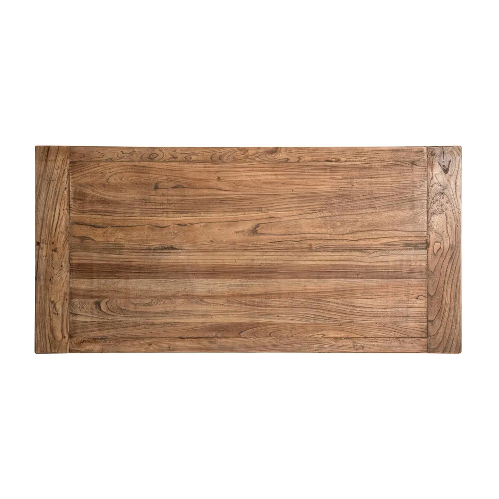 Escritorio 185 x 90 cm de madera de olmo Norvik - Imagen 8
