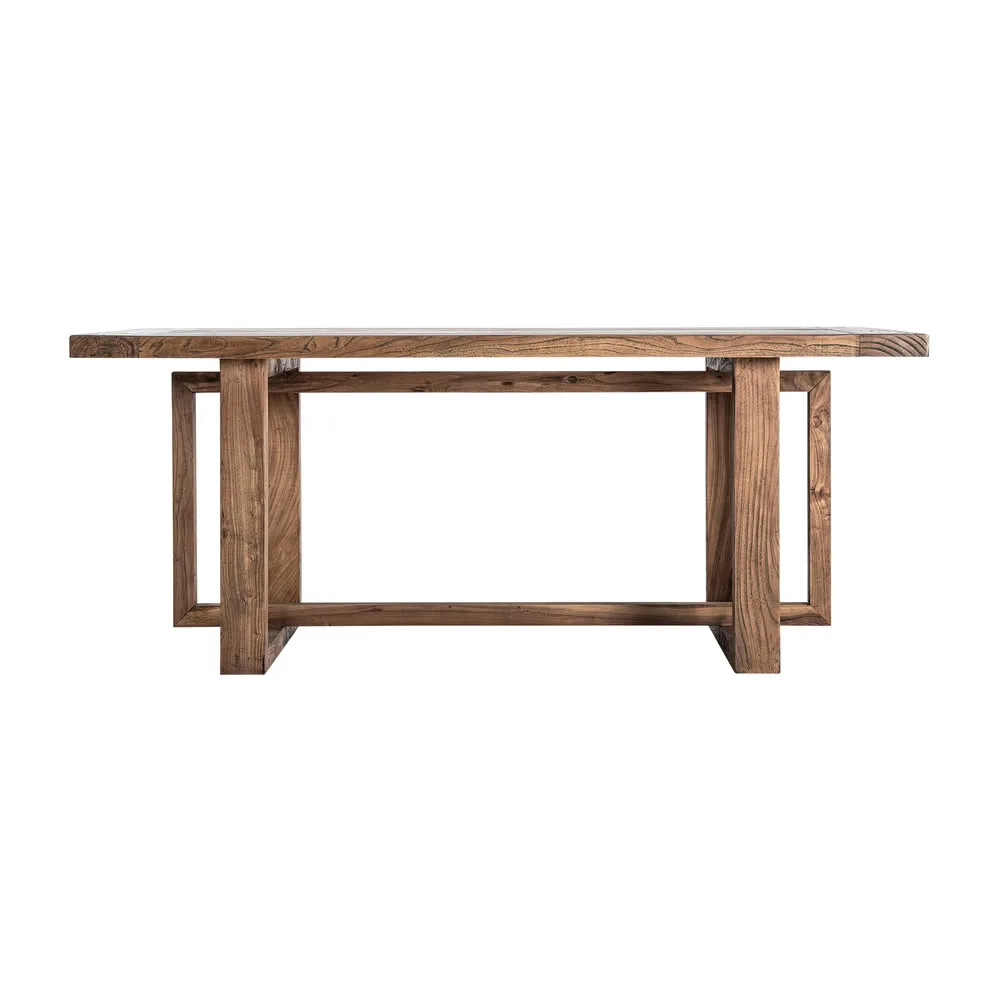Escritorio 185 x 90 cm de madera de olmo Norvik