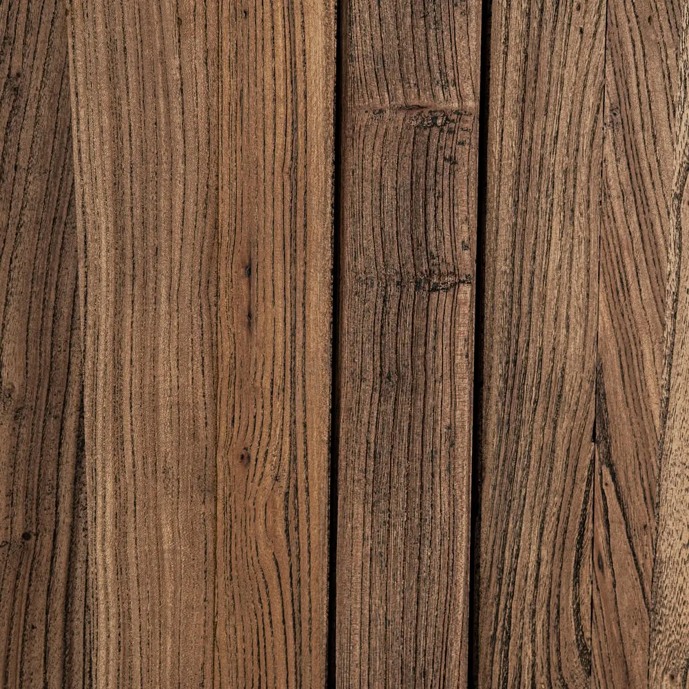 Aparador madera maciza olmo 280cm Norvik - Imagen 8