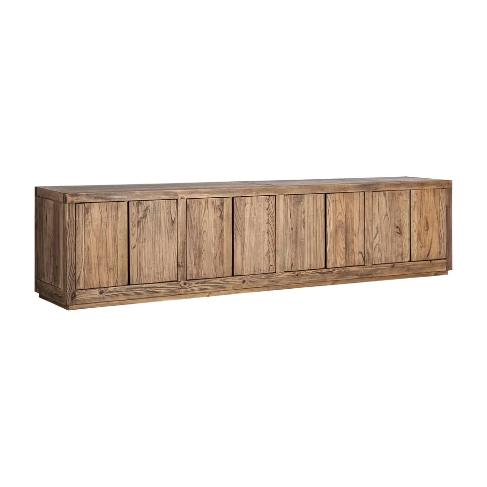 Mueble TV de madera de olmo 280 cm Norvik - Imagen 2