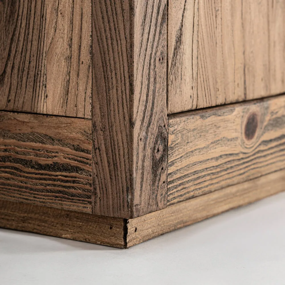 Mueble TV de madera de olmo 280 cm Norvik - Imagen 7