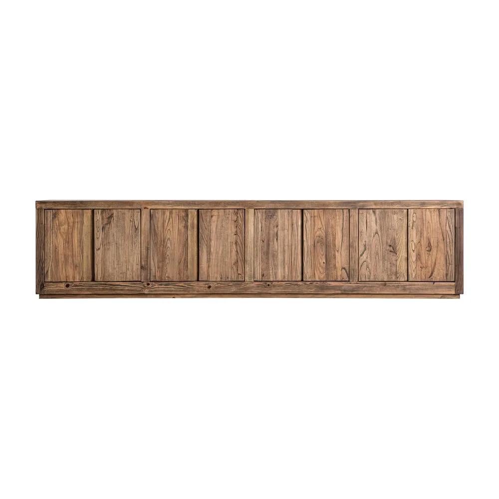 Mueble TV de madera de olmo 280 cm Norvik - Imagen 8