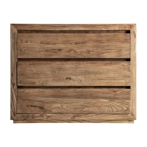 Cómoda de madera de olmo 102 x 81 cm Norvik
