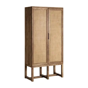 Armario 171 x 85 cm de madera de olmo artesanal Byremo