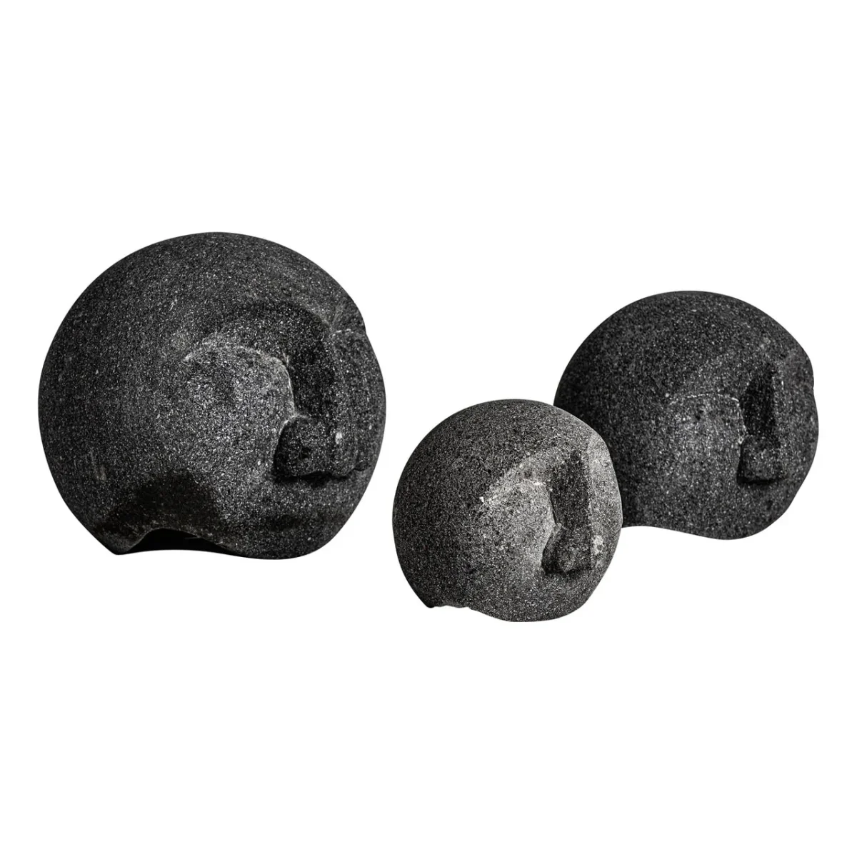 Figura decorativa cabezas Arya (Juego de 3)