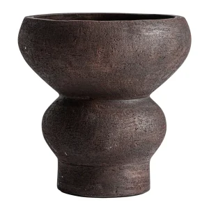 Jarrón Okar de terracota mate