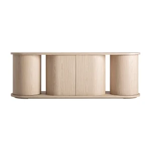 Aparador en madera de roble 220 cm KHARJ