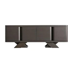 Aparador de madera de roble negro 210 cm RIZE