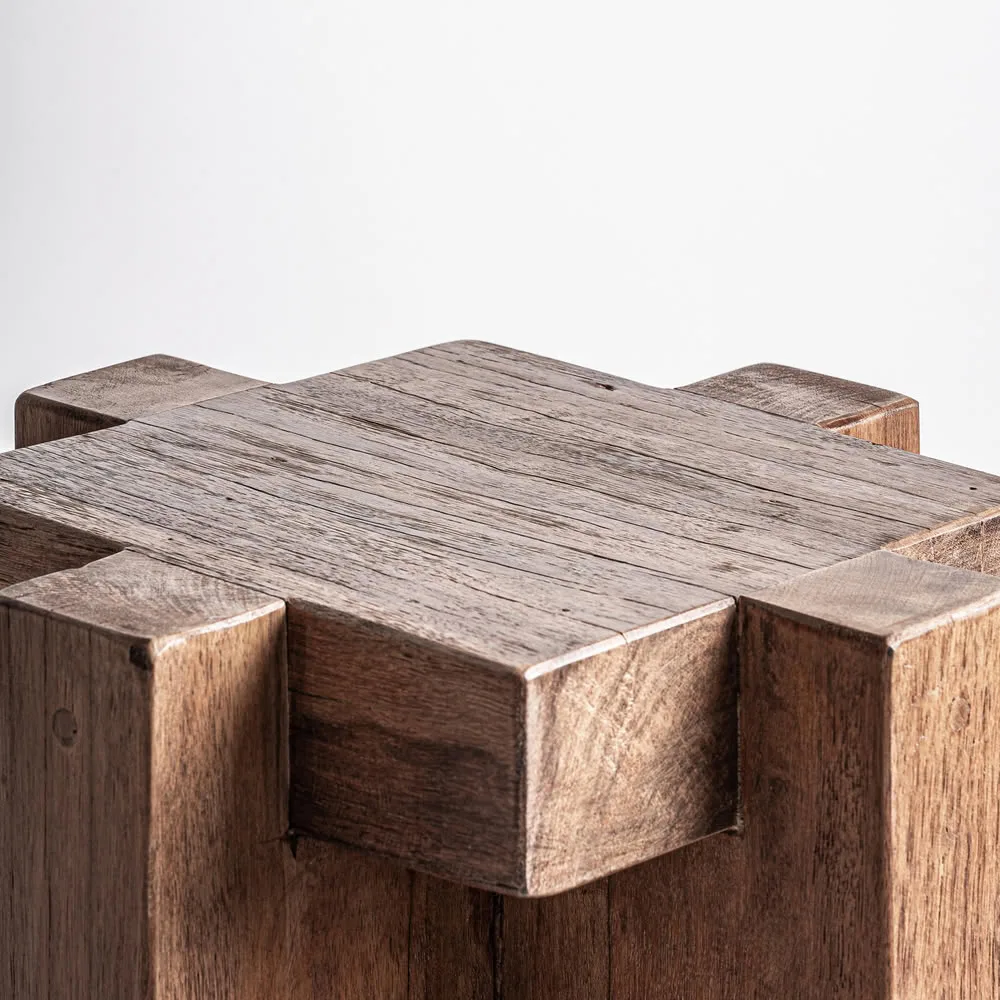 Peana de madera de sal Brutalist - Imagen 7