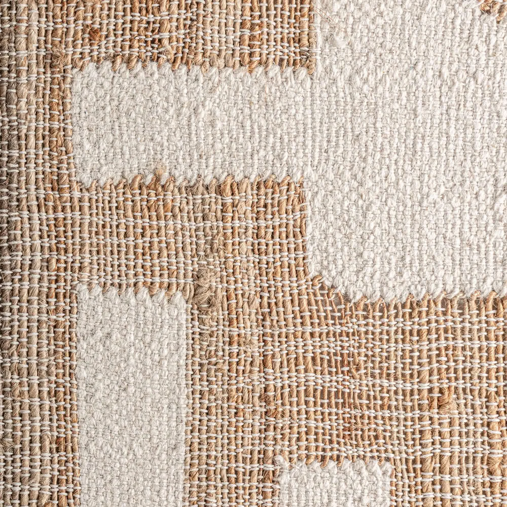Cabecero de yute y madera de mango Refford - Imagen 4