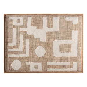 Cabecero de yute y madera de mango Refford