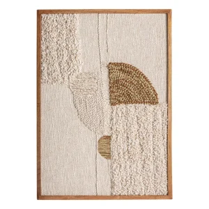 Cuadro Tum de algodón y madera
