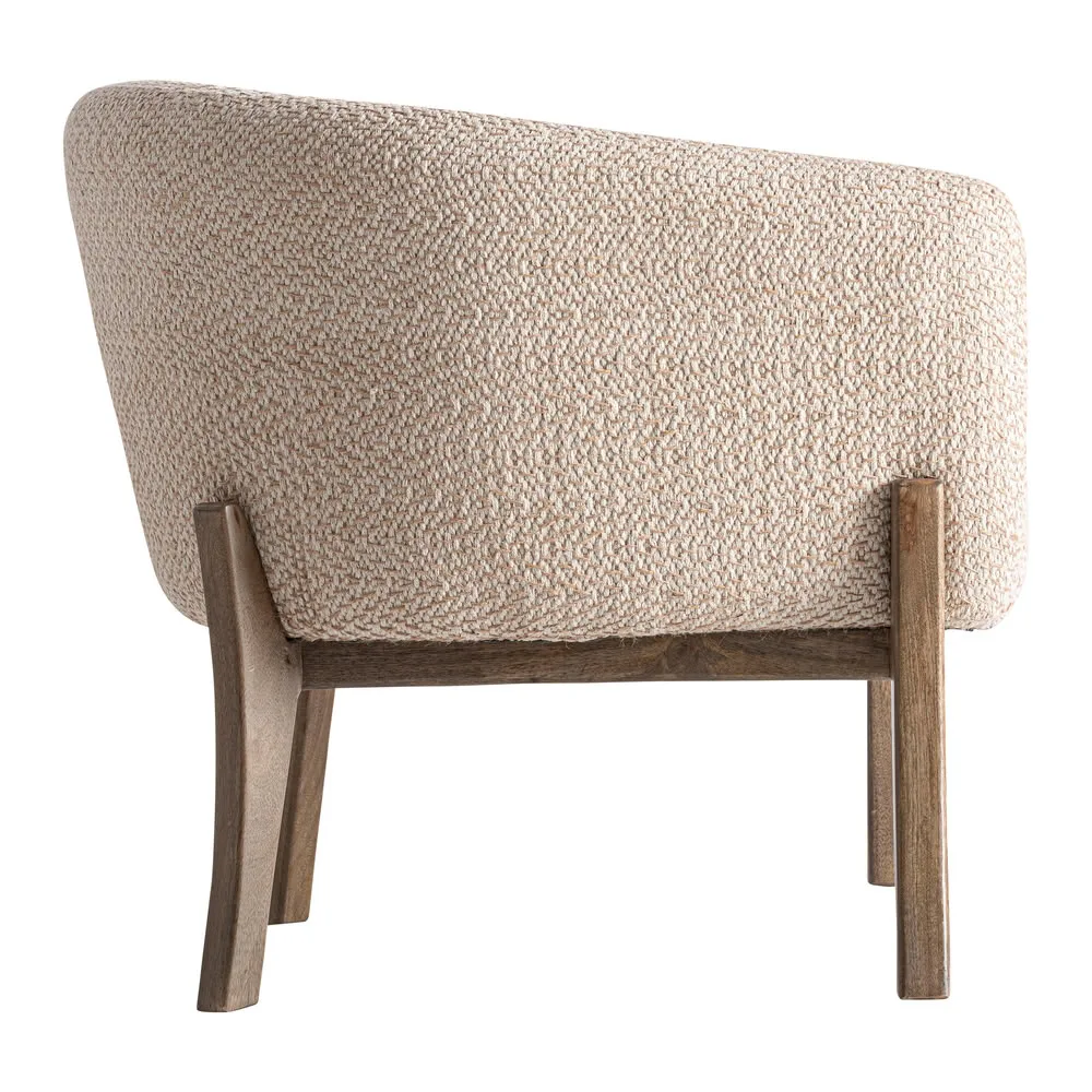 Sillón Liermo de yute y madera de mango - Imagen 4