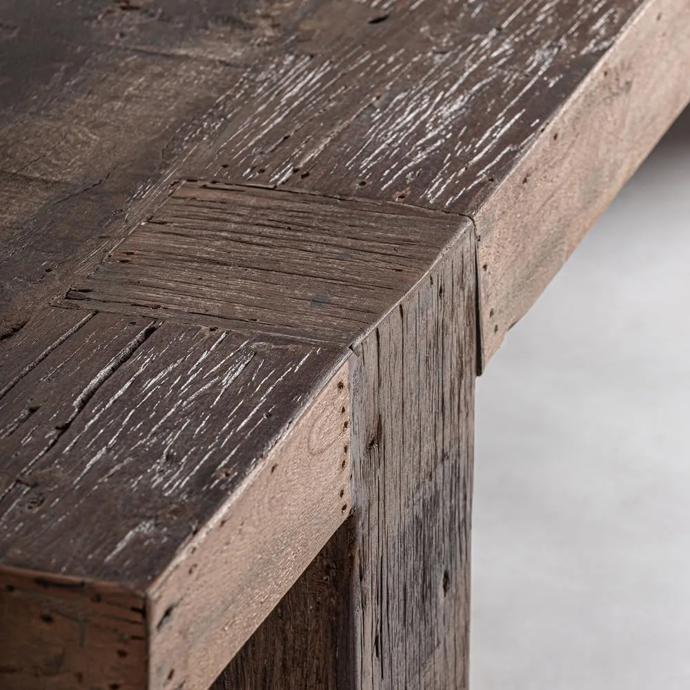 Mesa de centro de madera recuperada - Imagen 6