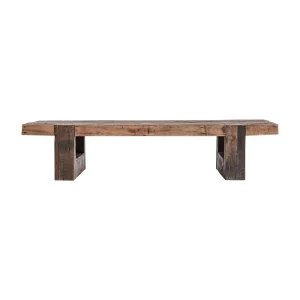Mesa de centro de madera recuperada